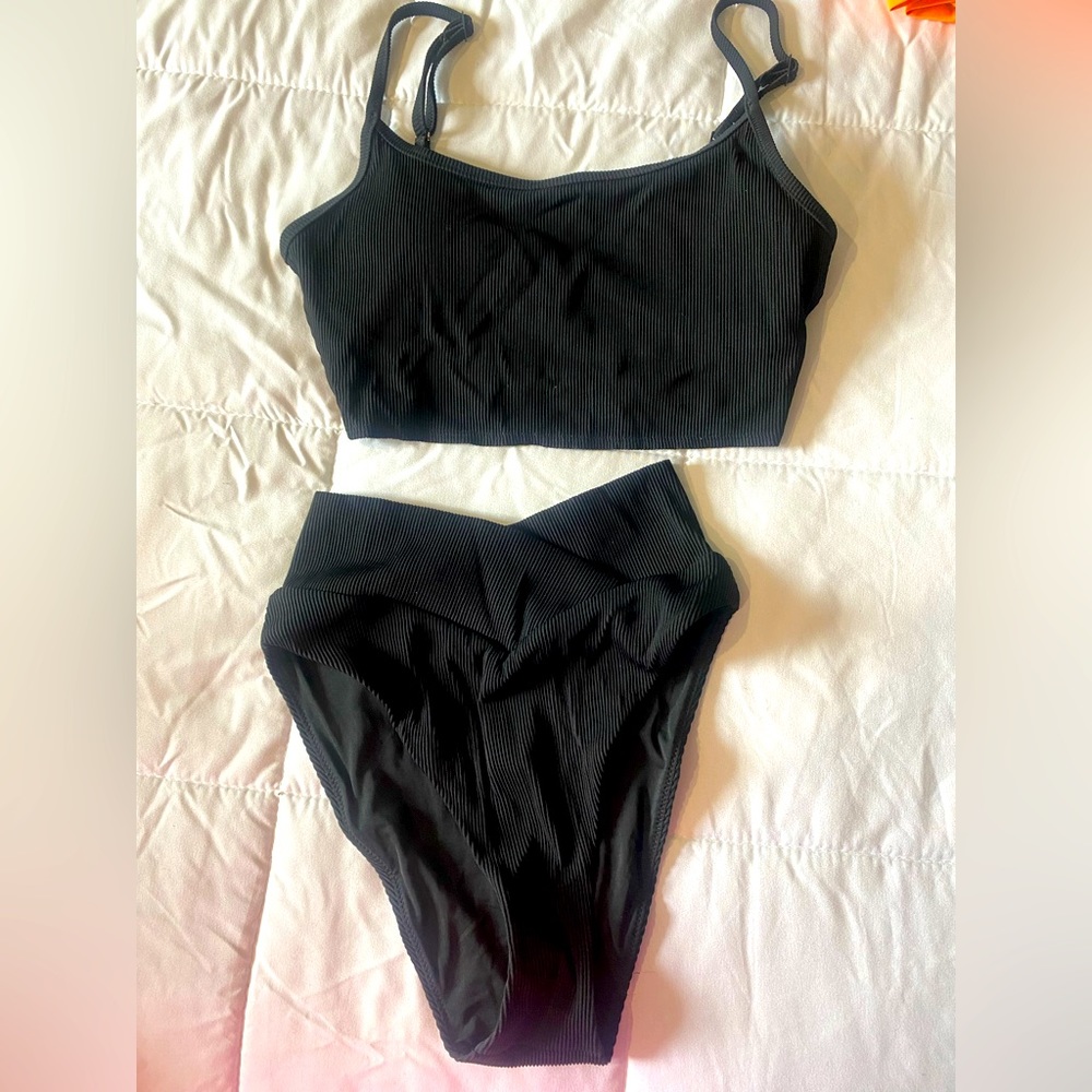 Aerie size small high waisted swim set